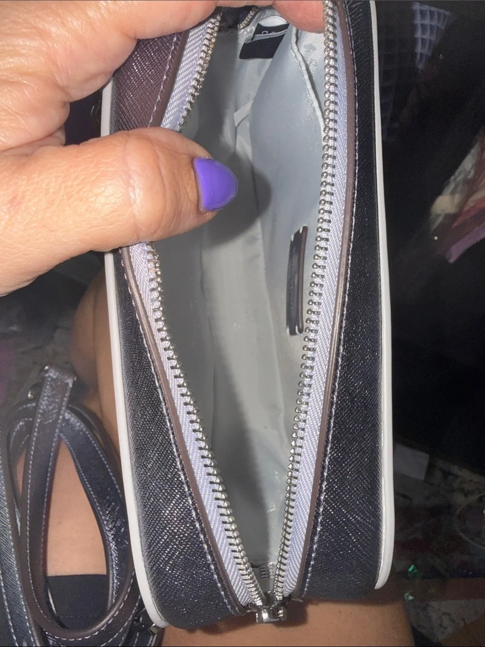kate spade NWT lavender mini camera bag